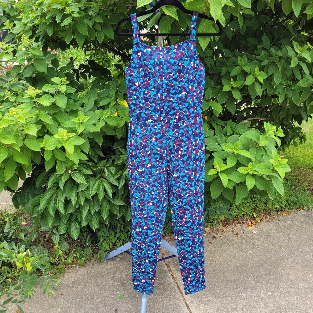 Project Runway Renaissance Floral Jumpsuit size Small - Picture 6 of 11